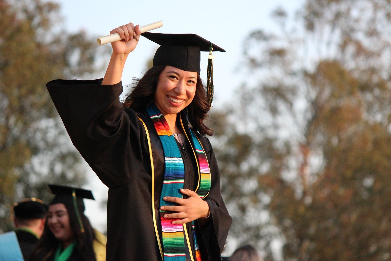 Students graduating from Sirmax Academy